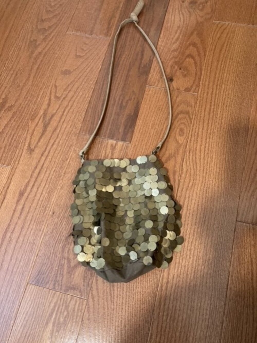 Mossimo Gold Disc hobo bag